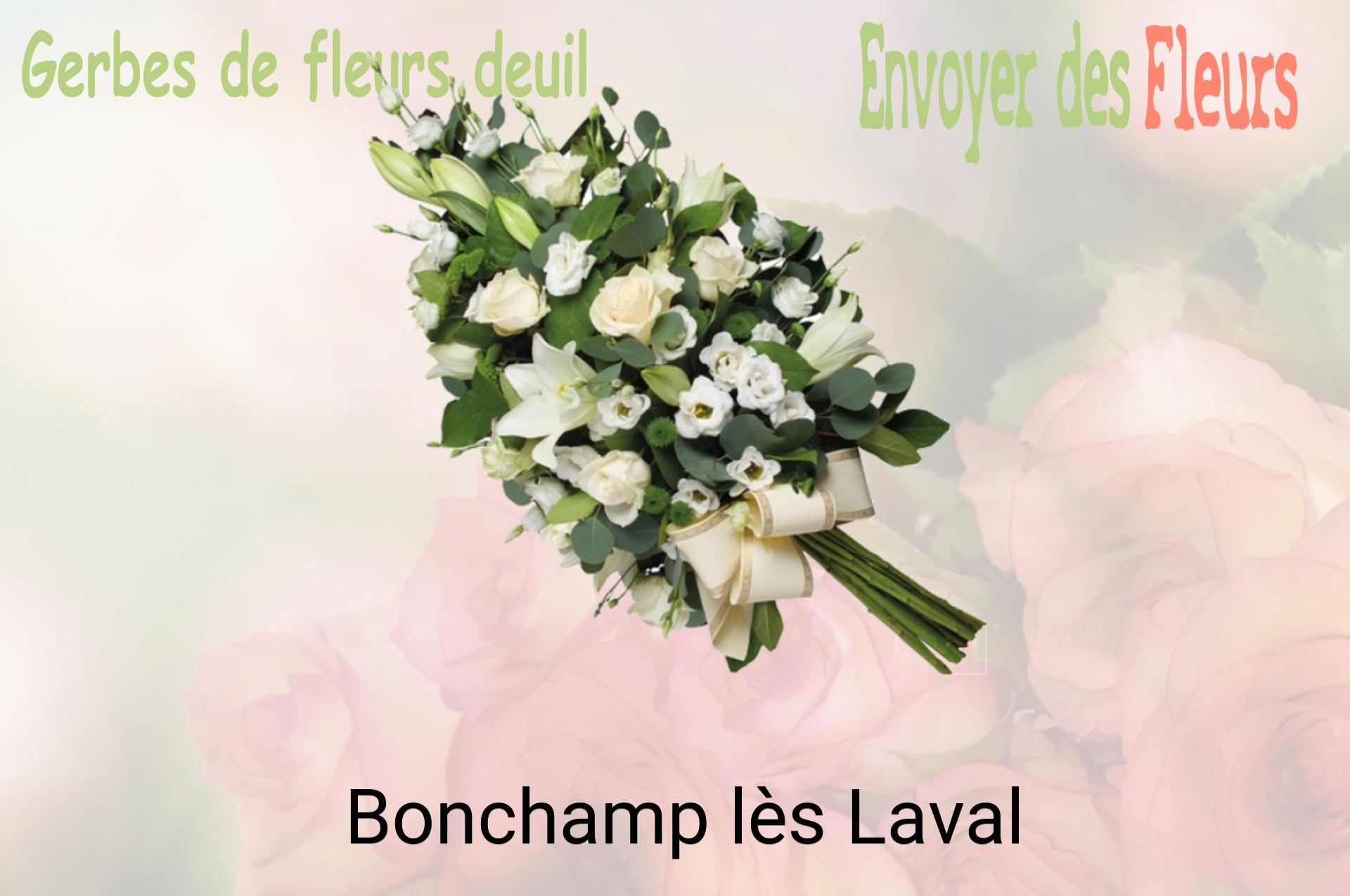 Gerbe de fleurs de deuil livrée à Bonchamp-lès-Laval